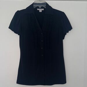 Elegant Black Women's Top